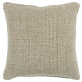 Rizzy Home Donny Osmond 20" X 20" Down Filled Pillow With Linen Cover In Brown