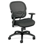 Hon Basyx Wave™ Hvl712 Mid-Back Mesh Task Chair, Black