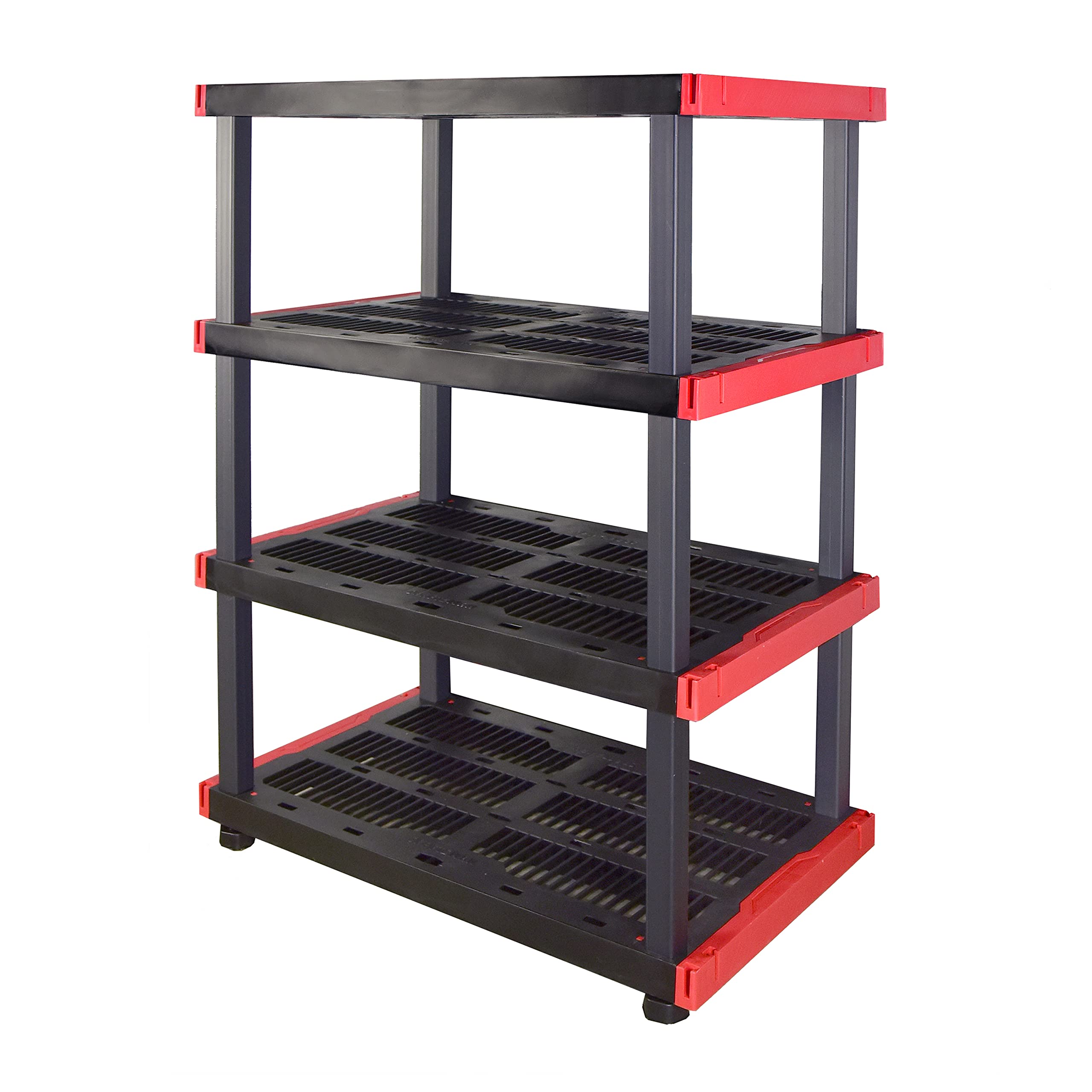 CX Craftsman, 4-Tier Highly Durable Storage Rack, 200lbs/shelf, (55   H x 40   W x 24   D), Interlocking Shelving Unit and Weath