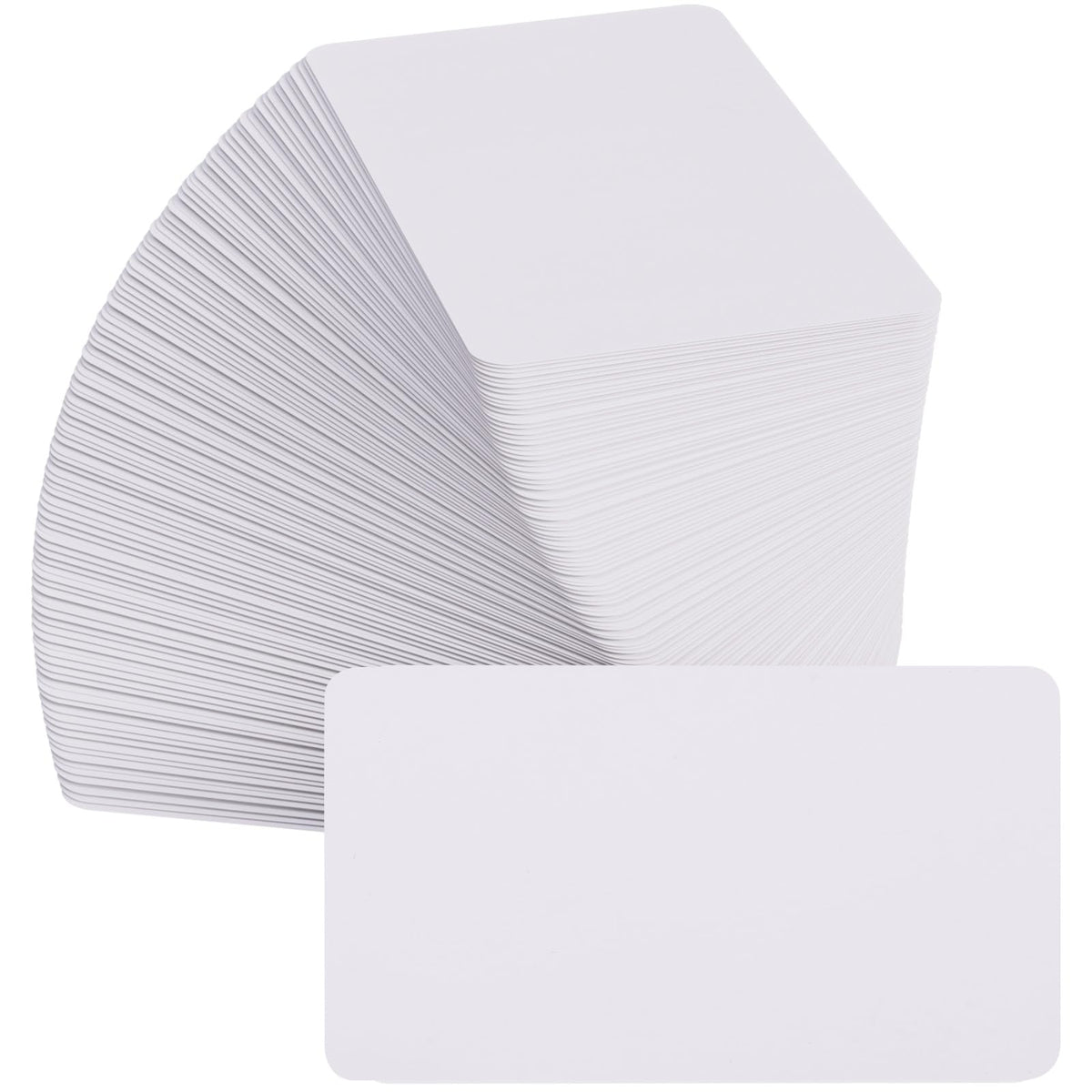 Maxgear 100Pcs Blank Business Cards, 3.5' X 2' Kraft Paper Note Card, Thank You Cards, Small Diy Message Card For Business, 20