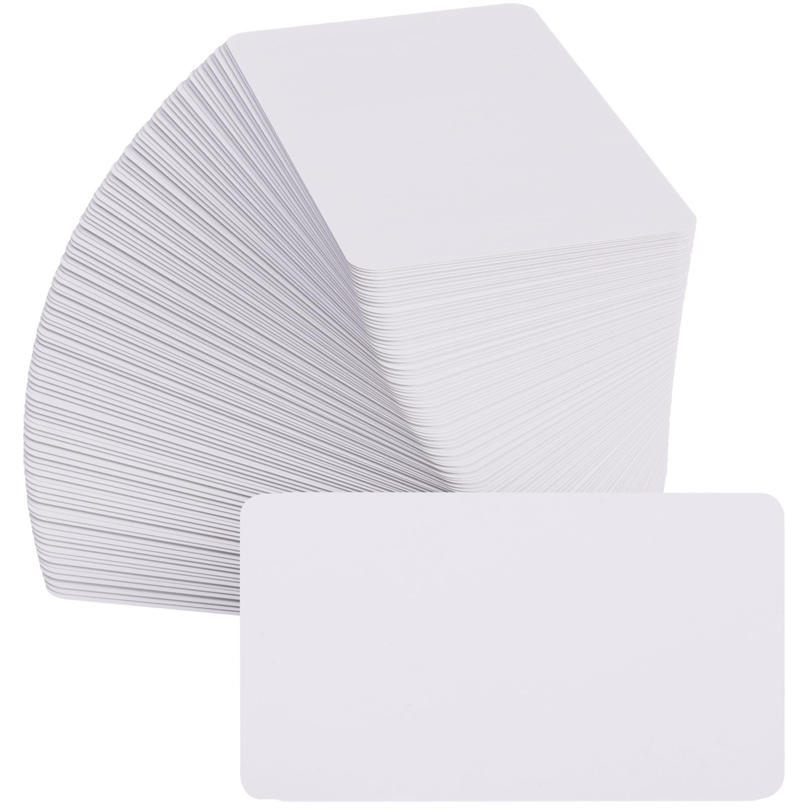 Maxgear 100Pcs Blank Business Cards, 3.5' X 2' Kraft Paper Note Card, Thank You Cards, Small Diy Message Card For Business, 20