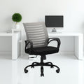 Iafa Furniture Diego Office Chair With Height Adjustable Mechanism, Ergonomic MidBack Mesh Design |Heavy Duty Metal Base | Mult