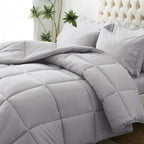 Jollyvogue Full Size Comforter Set, Ultra-Soft Full Size Bed Set, Full Comforter Sets, 7-Piece Bed In A Bag, Goose Down Alternat