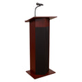 Oklahoma Sound 111PLS-MY Power Plus Floor Sound Lectern, 22 Width x 46 Height x 17 Depth, Mahogany