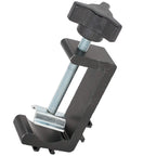 LEDUPDATES C-Clamp LED Light Mount for Trade Show Booth - Aluminum, Black, Model acc-clamp