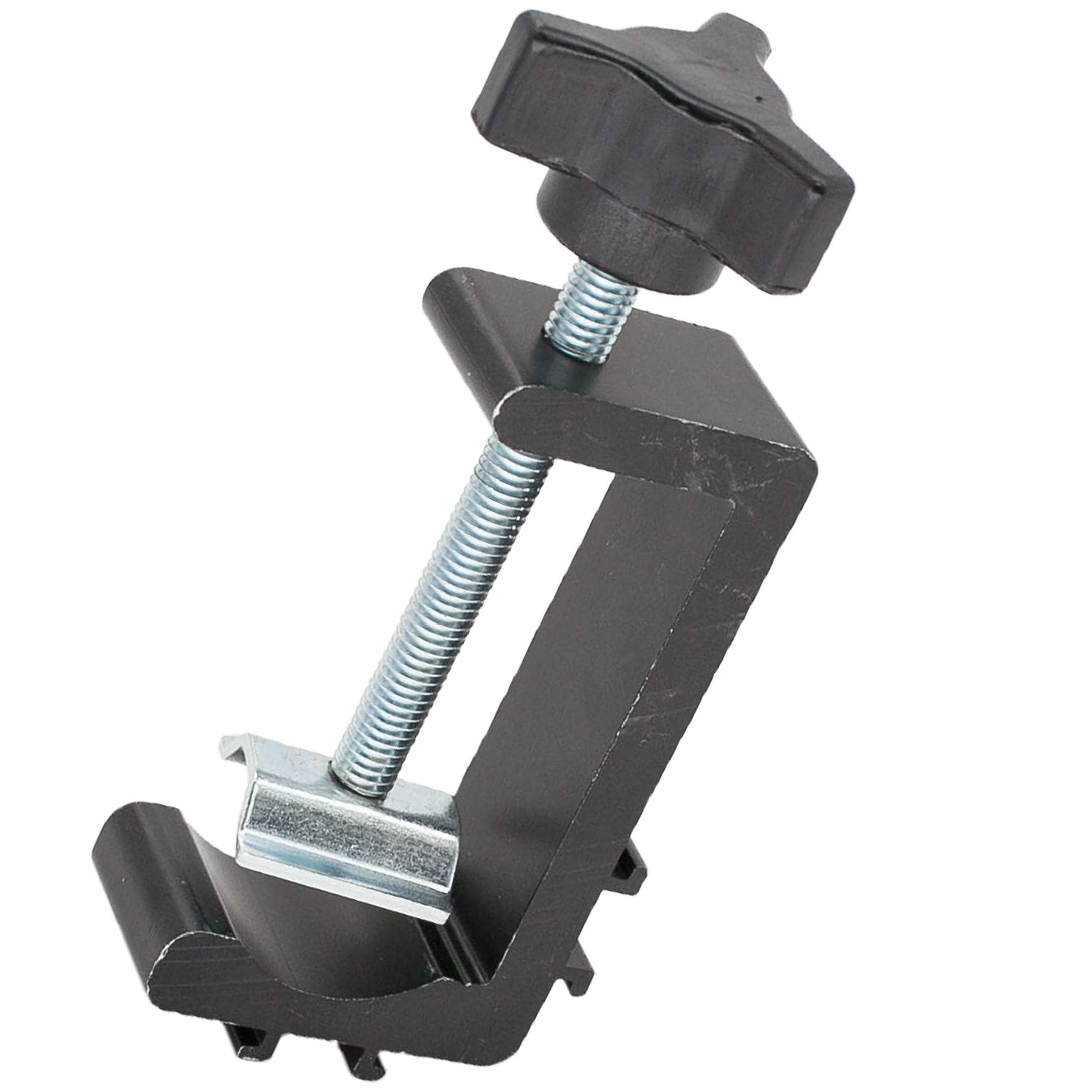 LEDUPDATES C-Clamp LED Light Mount for Trade Show Booth - Aluminum, Black, Model acc-clamp