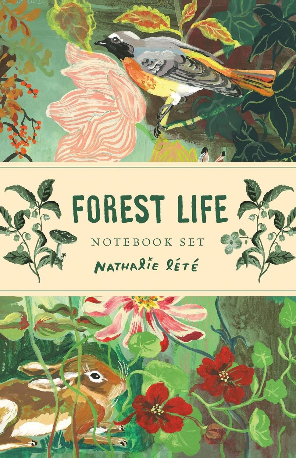 Forest Life Notebook Set: (Cute Office Supplies, Cute Desk Accessories, Back To School Supplies)
