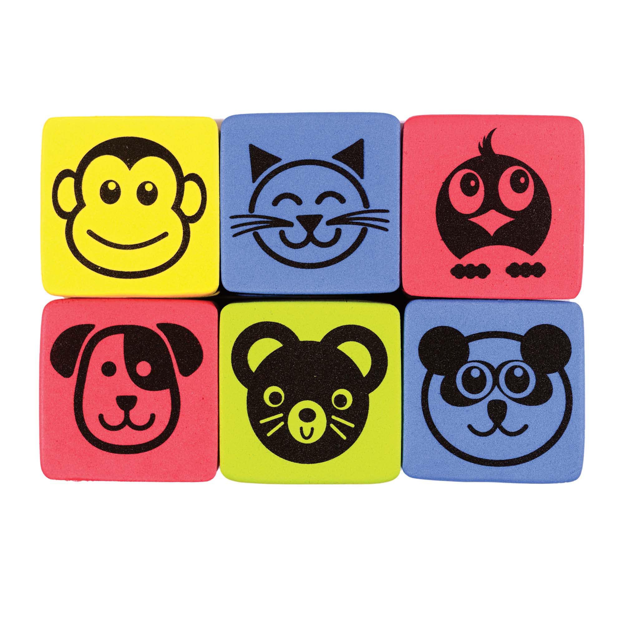 Magnetic Whiteboard Animal Student Erasers - Class Pack Of 36