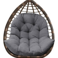 Danghoogy Egg Chair Cushion, Hammock Swing Replacement Cushion, Waterproof Soft Comfy Hanging Basket Seat Pads Back Cushions, Th