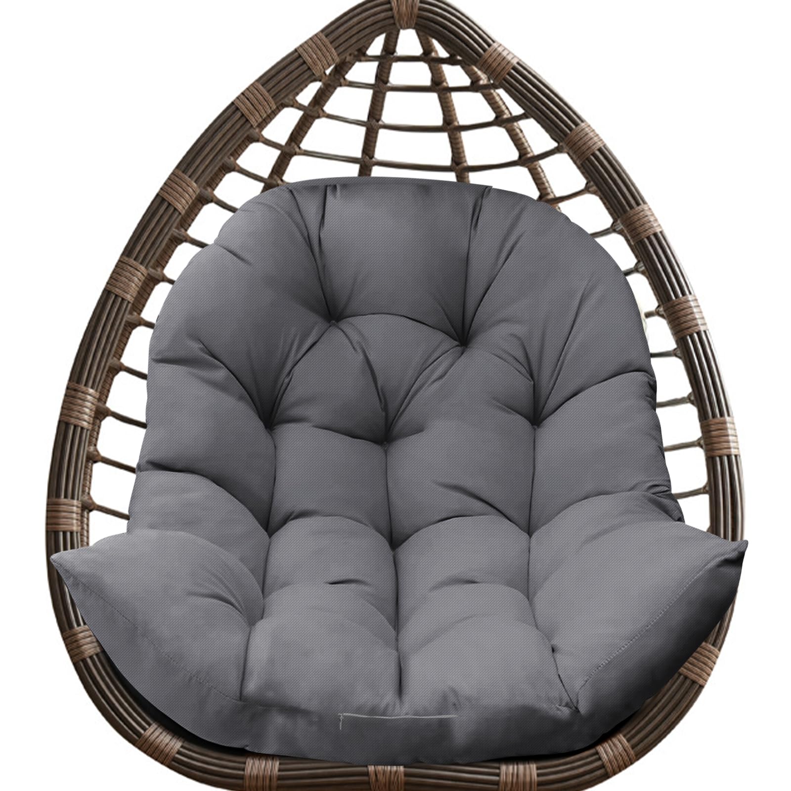 Danghoogy Egg Chair Cushion, Hammock Swing Replacement Cushion, Waterproof Soft Comfy Hanging Basket Seat Pads Back Cushions, Th