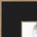 ArtToFrames 27x37 Inch Black Picture Frame, This 1.25 Inch Custom MDF Poster Frame is Raw Edge Black, Great for Your Art or Phot