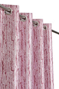 Rensum Textured 9Ft Long Door Curtain for Living Room, Tiger Print Home Office Decor Polyester Eyelet Draapes, Set of 2 Decorati