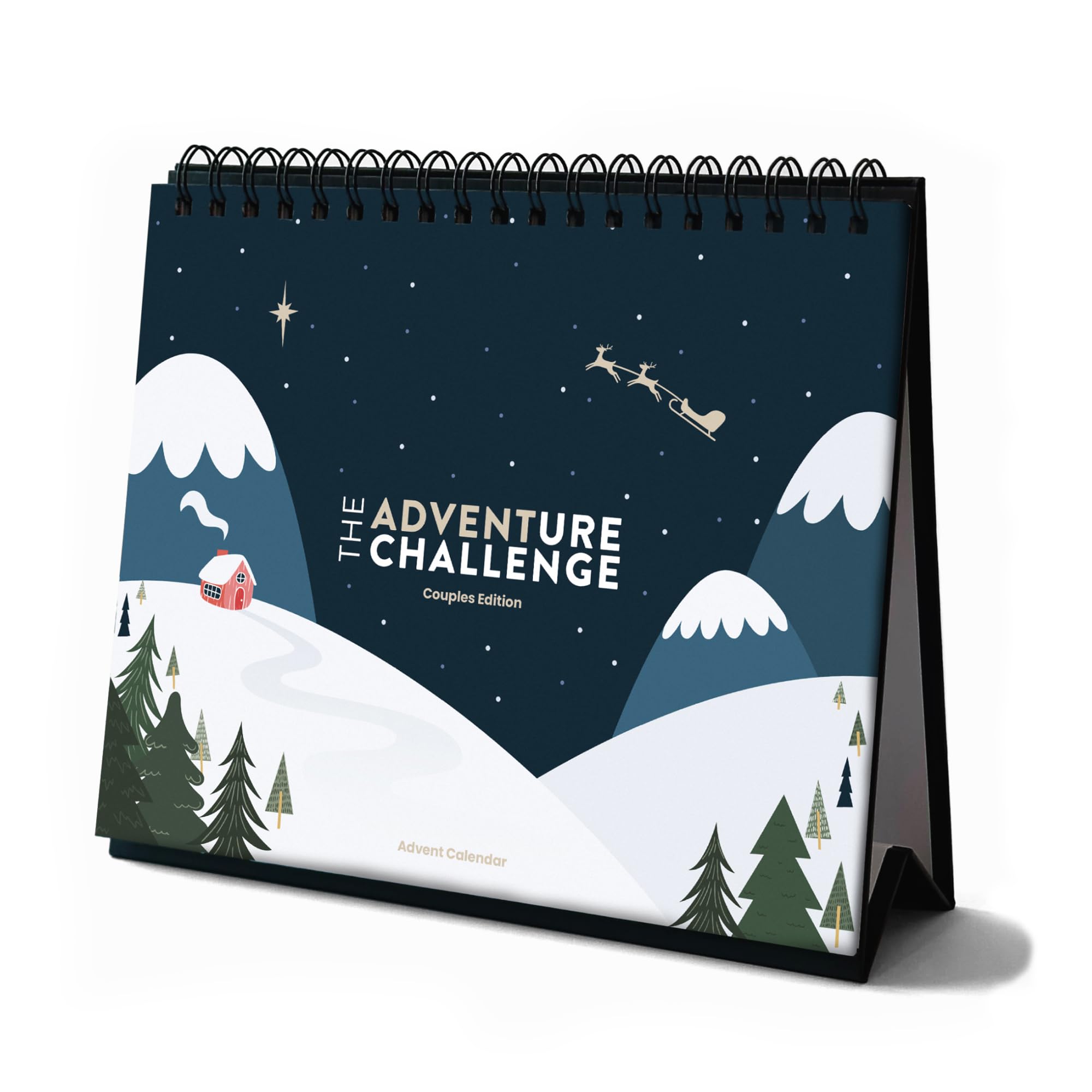 The Adventure Challenge Couples Advent(ure) Calendar 2023, 12 Scratch-Off Holiday Season Adventures for Couples, Christmas Adven