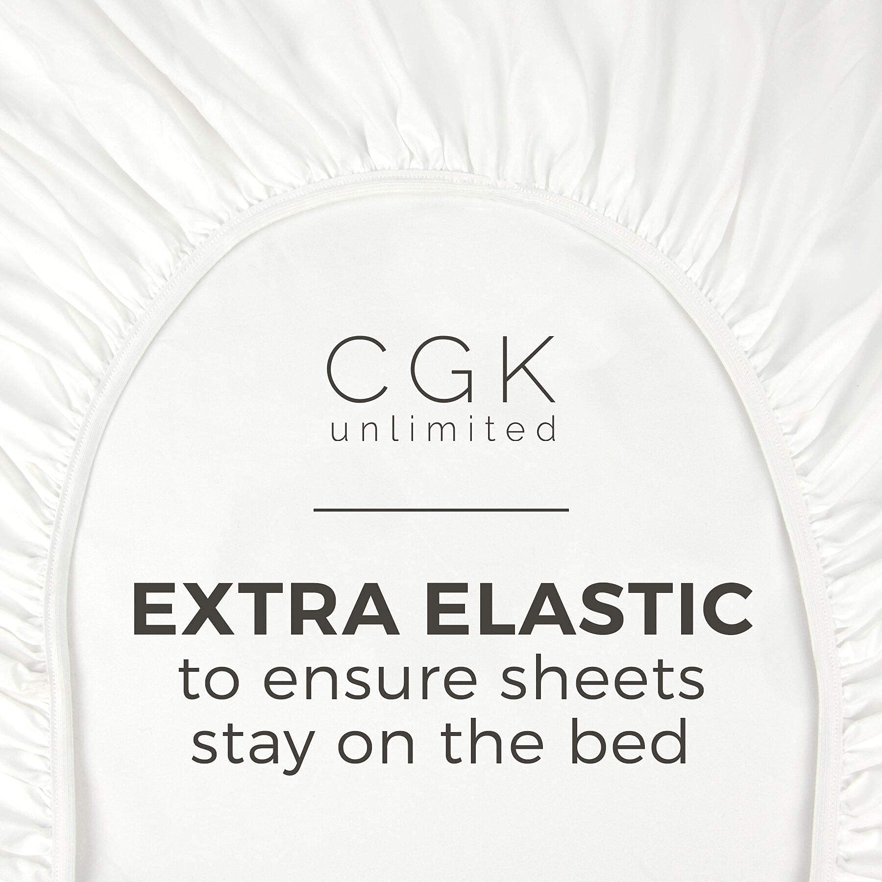 Twin Size Fitted Bed Sheet - Hotel Luxury Single Fitted Bottom Sheet Only - Fits Mattress Between 8 To 16 Inches - Deep Pockets, Extra Soft And Wrinkle Free - Easy-Fit, Breathable & Cooling - Ice Blue