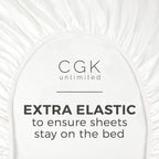 Queen Size Fitted Bed Sheet - Hotel Luxury Single Fitted Sheet Only - Fits Mattress Up To 16 - Extra Soft, Wrinkle Free, Breathable Sheets - Bottom Fitted Sheet - Blue Stripes Single Fitted Sheet Only