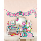 Creative Converting 10-Piece Assorted Photo Booth Props, Sparkle Spa Party!