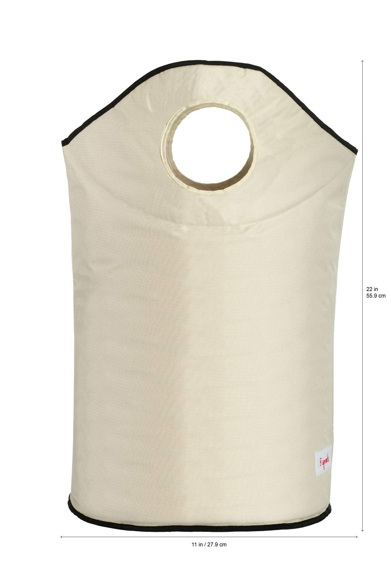 3 Sprouts Baby Laundry Basket For Nursery - Hamper With Handles/Lid, Large Storage Basket, Toy Bin, Room Decor - Kids Hamper, Baby Clothes Storage Organizer, Polar Bear