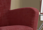 Monarch Specialties I Accent Chair, Red, L x 30' W x 35' H