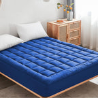 Mattress Pad - Soft And Breathable Mattress Protector Cover - Pillow Topper With Stretches To 18    Deep Pocket Fits Up To 8   -
