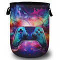 Gamepad Neon Ligh Laundry Basket, Laundry Hamper Collapsible Oxford Cloth with Handle Clothes Storage Bin for Bathroom Laundry R