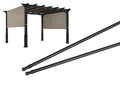 Alisun Length Adjustable Weight Rods/Pull Tubes For Pergola Canopy (2 Rods Included, From 77 Inches To 132 Inches)
