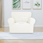 Purefit 100% Dual Waterproof Couch Cover Slipcovers For Couches And Sofas - Stretch Non Slip Fleece Sofa Covers Washable, Leakproof Furniture Protector For Kids, Pets, Dog (Chair, Beige)