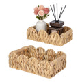 Kriitools Scalloped Toilet Paper Storage Basket for Over Toilet Shelf