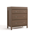 Storkcraft Horizon 3 Drawer Chest with Removable Changing Topper (Hazelnut) - GREENGUARD Gold Certified Nursery Dresser, Kids St