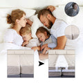 Elif Bed Bridge Connector - Twin To King Converter Kit, 25D Memory Foam Bed Gap Filler, Adjustable Mattress Connector For Bed Wi