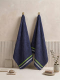Monte Carlo Gym Towel Set 3 Piece (2 Cotton Hand Towels with 1 Bottle) | 400 GSM Soft & Quick Dry | Fitness Travel Towel Combo 4