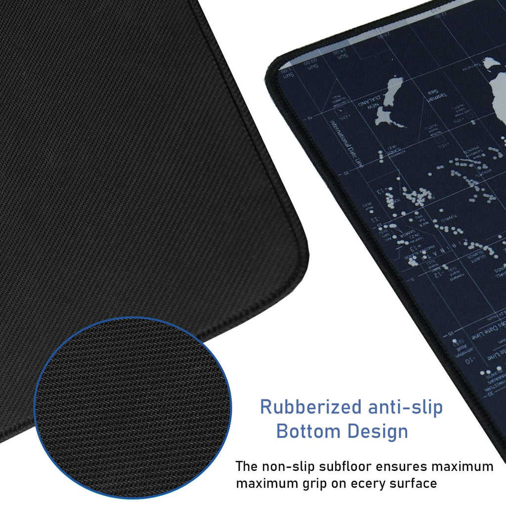 Gaming Mouse Pad, Large Mouse Pad, Extended Mouse Pad, Desk Mouse Pad, Non-Slip Spill-Resistant Mousepad With Special-Textured S