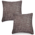 Hokipo Stretchable Cushion Cover For Sofa 16X16, Pack Of 2 (Ar4282E18*2)