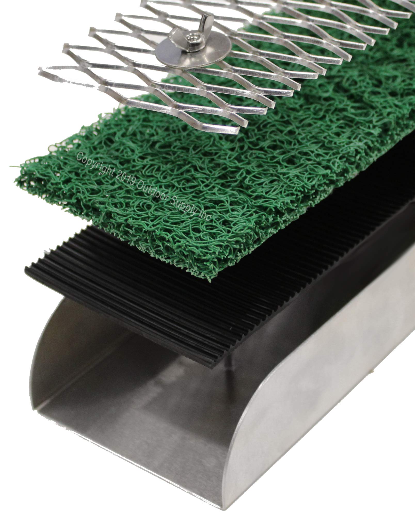 Sluice Fox Pocket Gold Sluice Box - 12 Inch Portable Aluminum Alloy Mini Sluice Box With Miner'S Moss And Sluice Box V Matting -