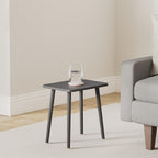 Foraofur Black End Tables Set Of 2, Modern Boho End Table For Living Room Bedroom, Small Side Table For Small Spaces With Stable Structure, Easy Assembly