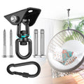 Yose Hammock Hanging Kit,360Arotating 1200 Lb Capacity Heavy Duty,Hanger  Swing Hook Snap For Concrete Wood,Hammock,Veranda Seat