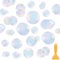 Fullhawl 30 Pcs Clear Bubble Non Slip Bathtub Stickers Colorful Bubble Anti Slip Shower Stickers Shower Floor Nonslip Sticker Ap