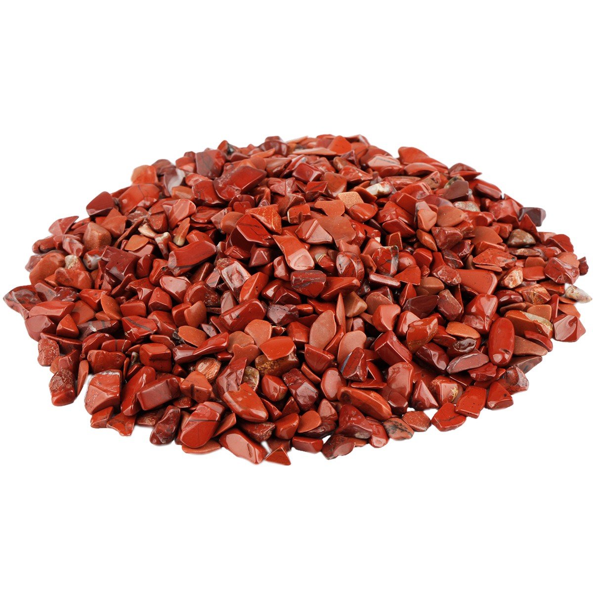 rockcloud 1 lb Red Jasper Small Tumbled Chips Crushed Stone Healing Reiki Crystal Jewelry Making Home Decoration