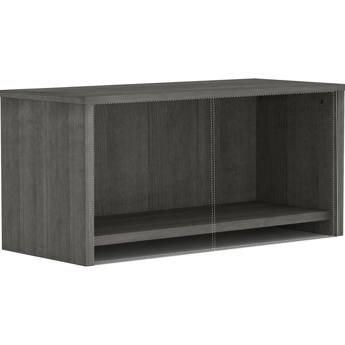 Lorell Weathered Charcoal Wall Mount Hutch