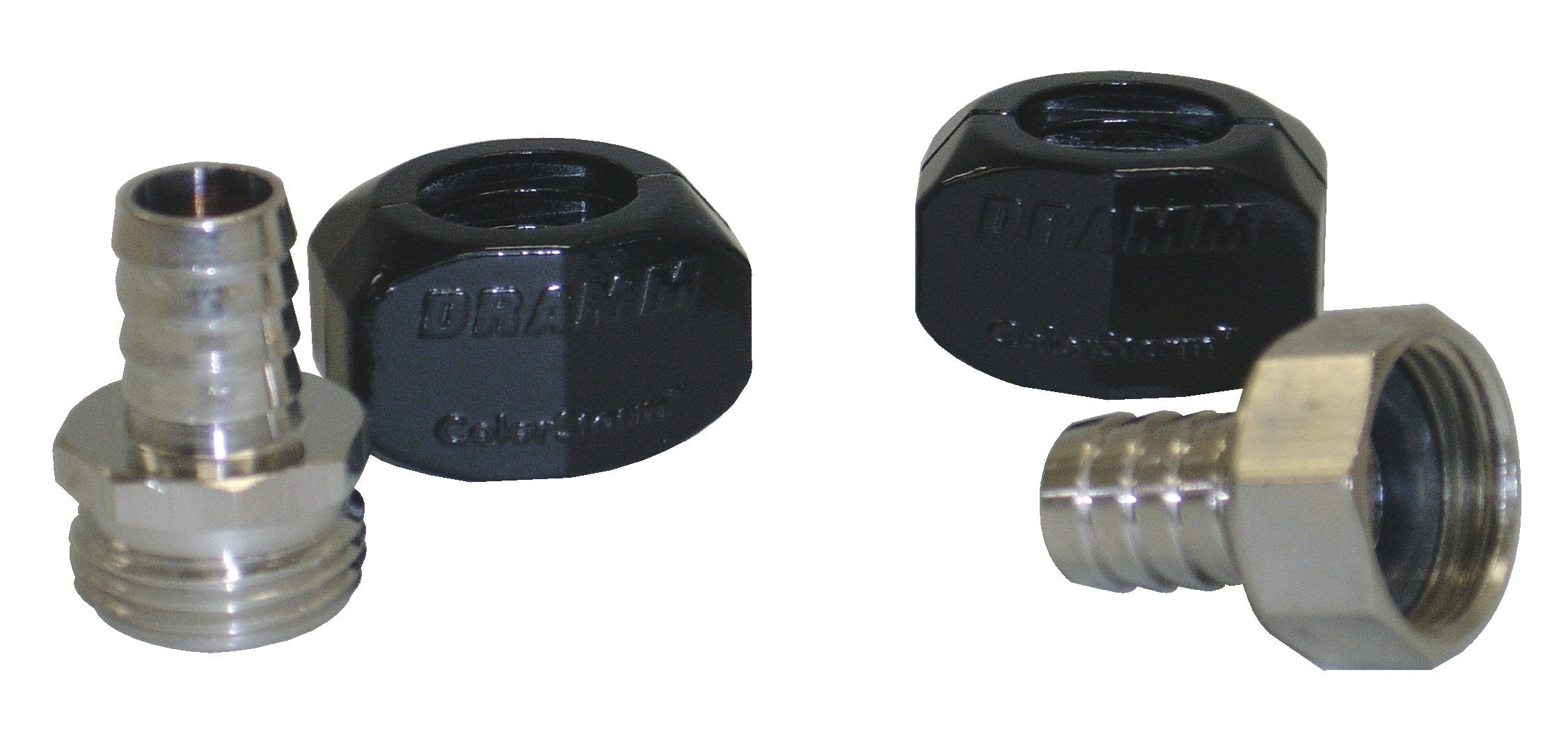 Dramm 22312 Hose End Mender Set, Silver/Black