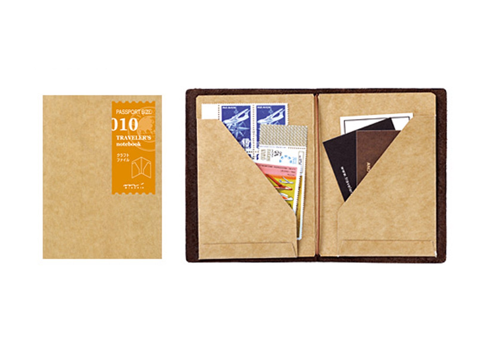 Midori Traveler'S Notebook Passport Size Refill (010) Craft File
