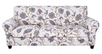 Searchi Stretch Sofa Cover Printed Couch Cover, Floral Pattern 4 Pieces Sofa Slipcover With 3 Separate Cushion Cover, Washable Furniture Protector For Living Room(Sofa, Love Flower)