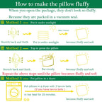Jieitive Throw Pillow Inserts Hypoallergenic Premium Pillow Stuffer Square Form For Decorative Pillow Covers Cushion Set Of 1-20