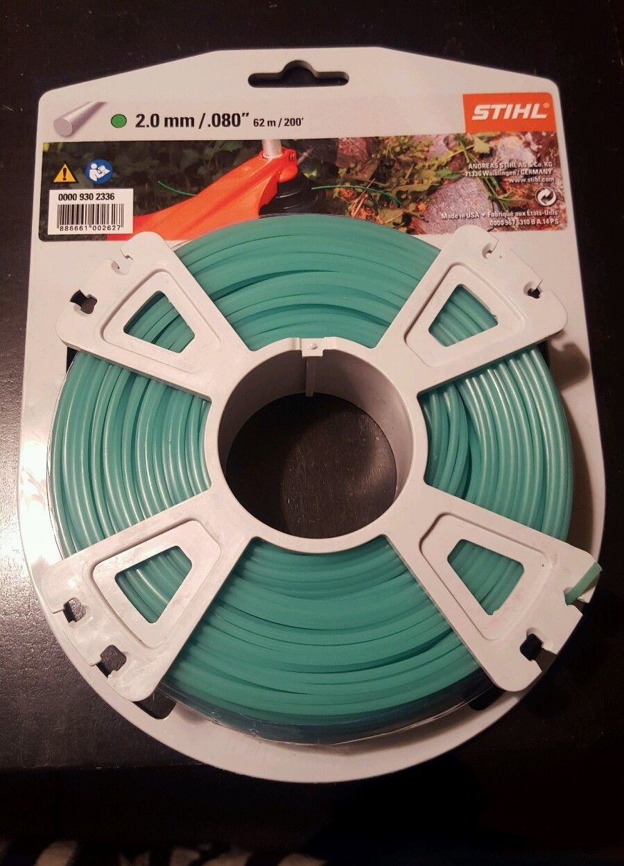 Stihl 000 930 2336 Round Strimmer Line 2.0 Mm Green