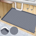 CANIVI Under Sink Mat, 34 x 22 Waterproof Silicone Under Sink Tray for Kitchen & Laundry Cabinets, Kitchen Cabinet Shelf Protect