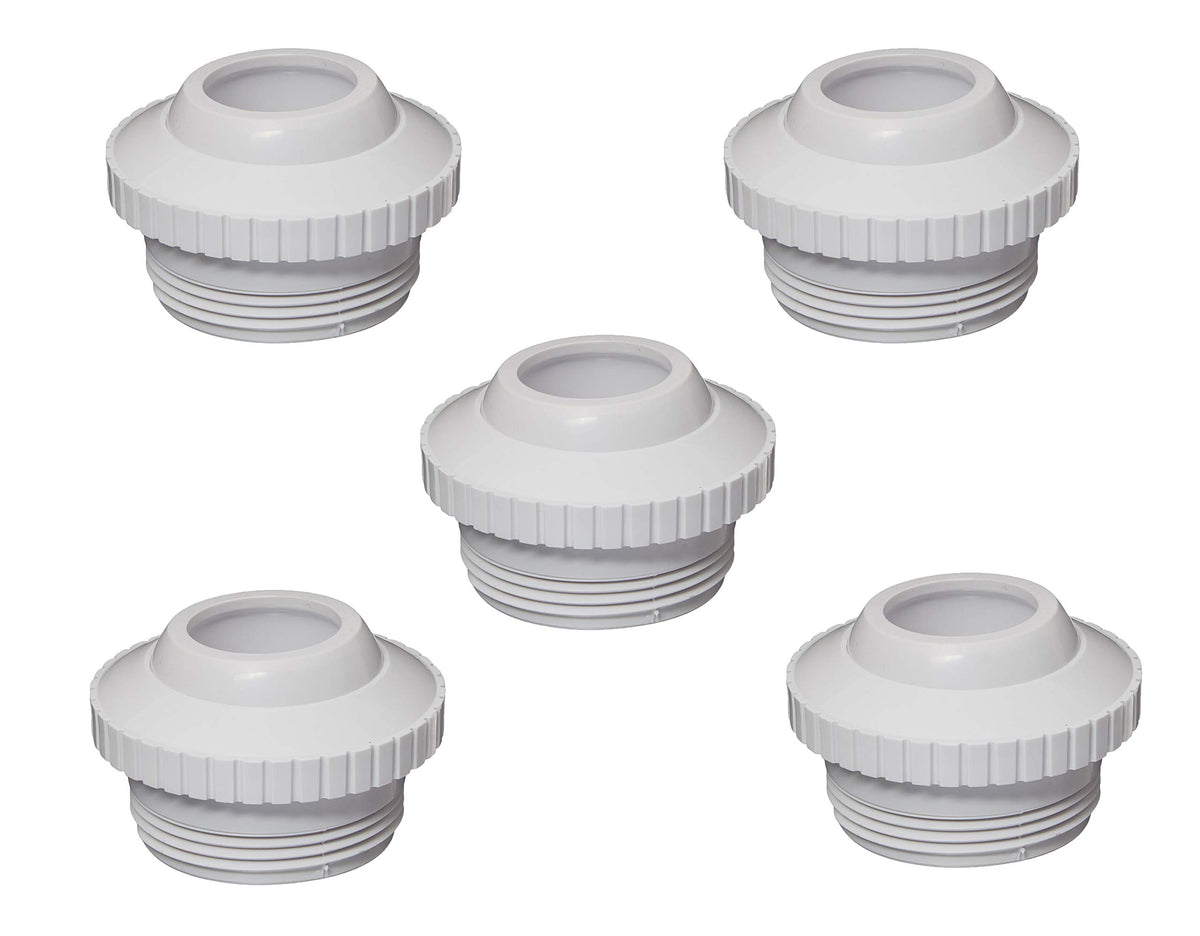 Poolsupplytown Pool Spa 1' Opening Hydrostream Return Jet Fitting With 1-1/2' Inch Mip Thread Replace Hayward Sp1419E (5 Pack)