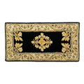 Minuteman International Noir Jardin Wool Hearth Rug, Rectangular