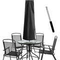 Dafire Patio Umbrella Cover For 7Ft To 9Ft Patio Umbrellas,1.7M Parasol Covers (Black 420D),Oxford Fabric Waterproof Market Umbr