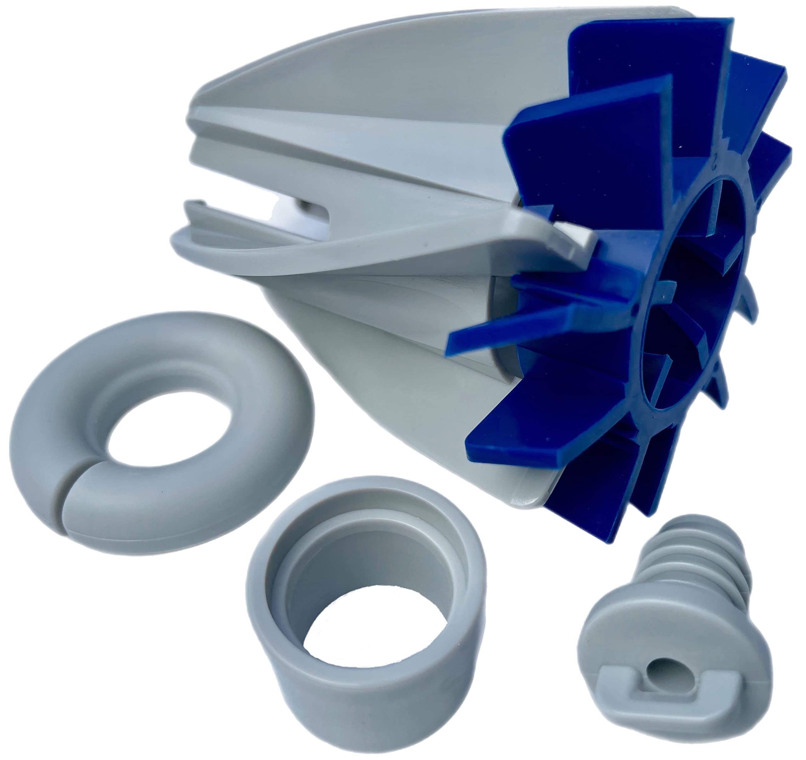 Swasher - No Spray - Pool Cleaner Tail Scrubber For Polaris/Pentair - No Foam To Replace - Durable Lightweight Rotating Tailswee