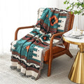 Homesy Aztec Throw Blankets Navajo Southwestern Throws Cover Reversible Southwest Blanket For Home Outdoor Camping Tent Picnic B