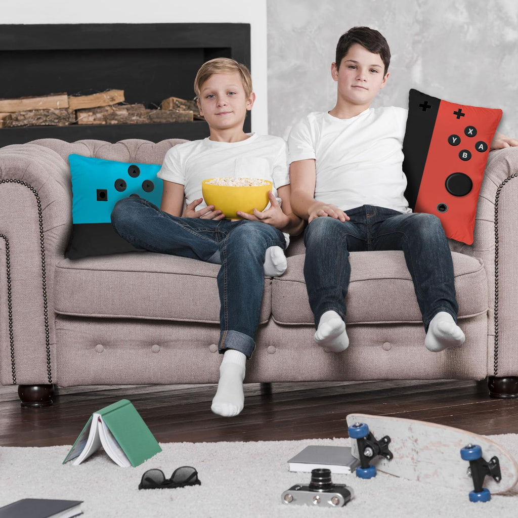 Undergo A Set Of 2 Throw Pillow Cases- Gamer Gifts For Teen Boys - Soft Gaming Throw Pillow Cases Cushion Covers For Living Room
